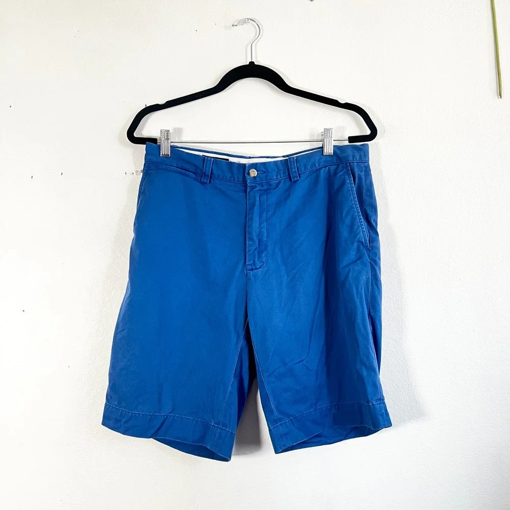 Vintage‎ Polo Ralph Lauren Shorts Mens 32 Royal Blue Chino